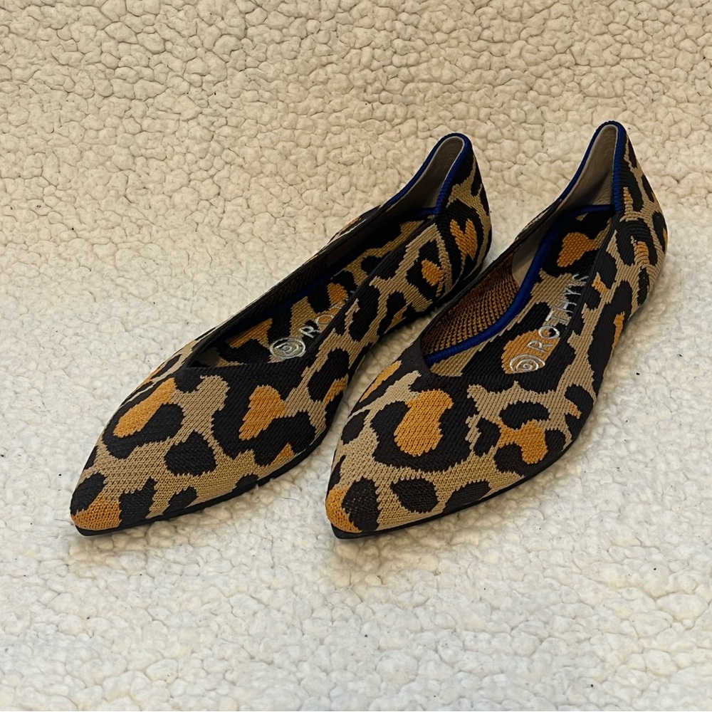 Rothy’s the Point Women’s Flats Dessert Cat - Picture 2 of 9